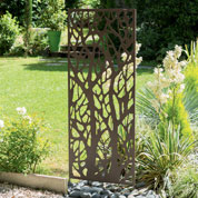 Decorative Trellis in Metal - Forest - 0,6 x 1,5 m